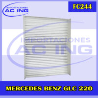 FILTRO DE CABINA MERCEDES BENZ GLC 220 REF FC244