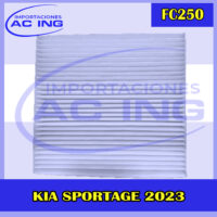 FILTRO DE CABINA KIA SPORTAGE 2023 REF FC250