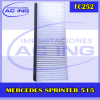 FILTRO DE CABINA MERCEDES SPRINTER 515 REF FC252