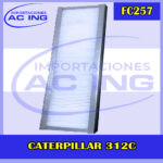 FILTRO DE CABINA CATERPILLAR 312C REF FC257