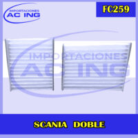 FILTRO DE CABINA SCANIA DOBLE REF FC259