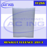 FILTRO DE CABINA RENAULT FLUENCE 2013 REF FC266