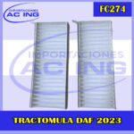 FILTRO DE CABINA TRACTOMULA DAF 2023 REF FC274