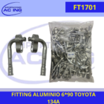 FITTING ALUMINIO # 06 90º TOYOTA 134A REF FT1701