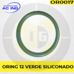 ORING 12 VERDE SILICONADO REF OR0017