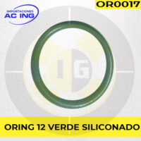 ORING 12 VERDE SILICONADO REF OR0017