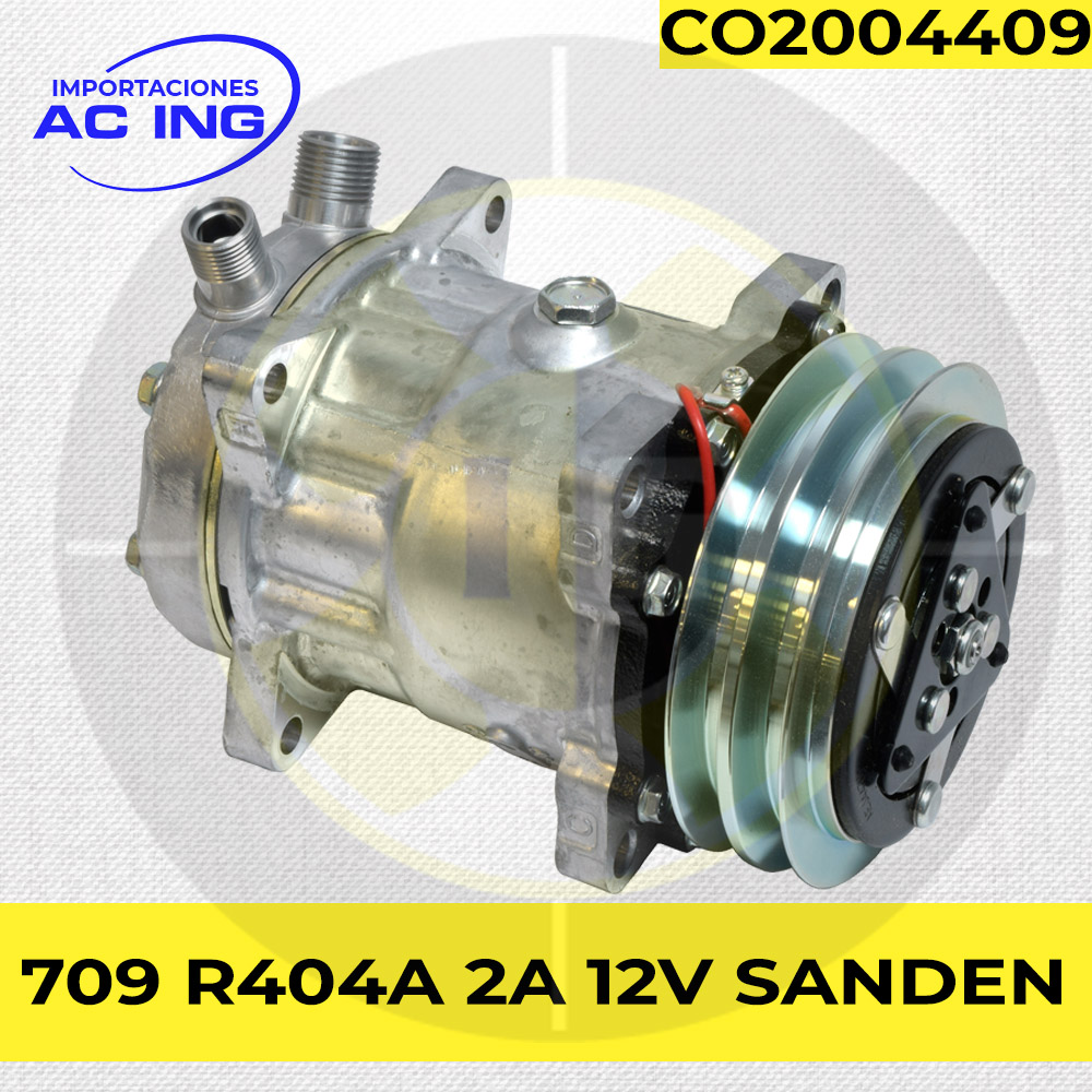 COMPRESOR 709 R404A 2A 12V SANDEN REF CO2004409 – IMPORTACIONES AC ING