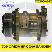 COMPRESOR 709 OREJAS 8PK 24V SANDEN REF CO2004762