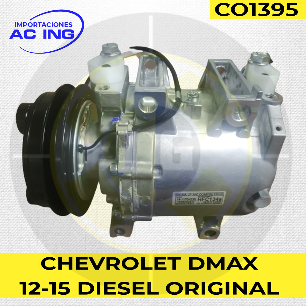 COMPRESOR CHEVROLET DMAX 1215 DIESEL REF CO1395 IMPORTACIONES AC ING