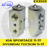 VALVULA KIA SPORTAGE 11-17 HYUNDAI TUCSON REF EX3503
