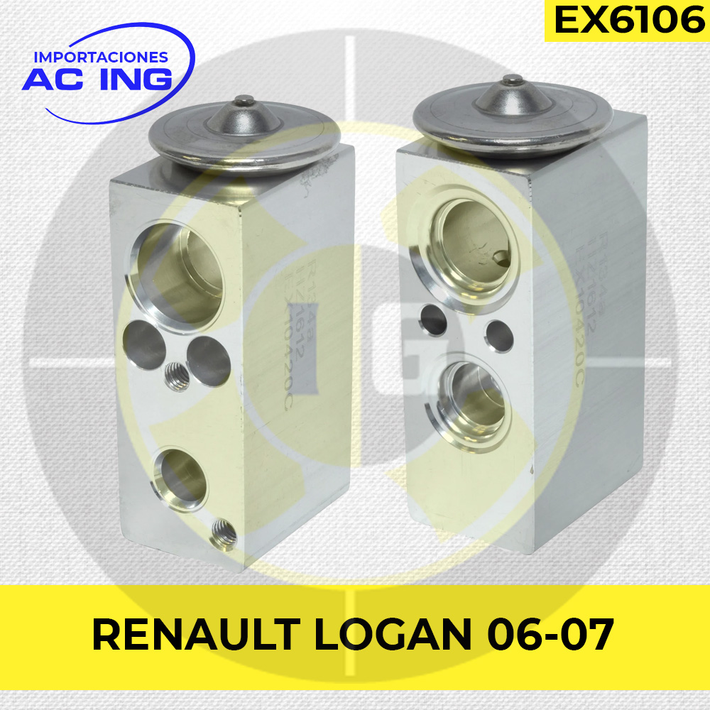 VALVULA RENAULT LOGAN 0809 REF EX6106 IMPORTACIONES AC ING