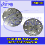 PLATO DE VALVULAS 505- 507-508-510 REF PV0508