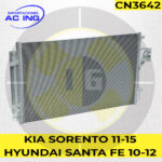 CONDENSADOR KIA SORENTO 2.4 11-15 REF CN3642