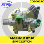 COMPRESOR MAZDA 2 07-12 SIN CLUTCH REF CO2002SC