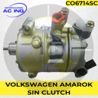 COMPRESOR VOLKSWAGEN AMAROK SIN CLUTCH REF CO6714SC