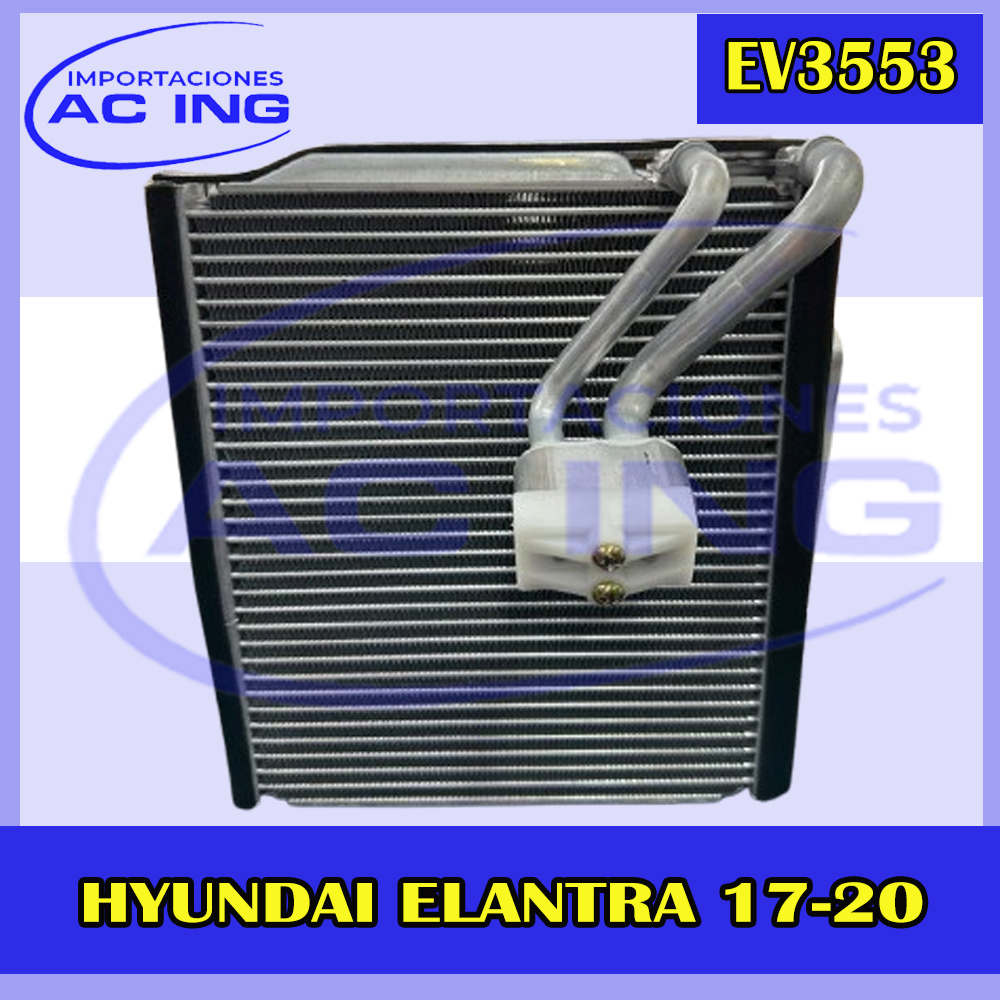 EVAPORADOR HYUNDAI ELANTRA 17-20 REF EV3553