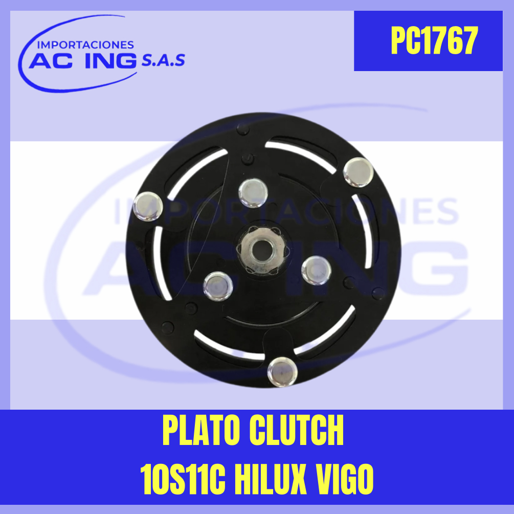 PLATO CLUTCH 10S11C HILUX VIGO REF PC1767