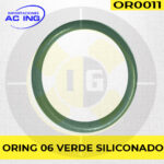 ORRING 6 VERDE SILICONADO REF OR0011