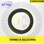 ORRING 6 SILICONA REF OR0108
