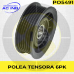POLEA TENSORA 6PK PLASTICA REF PO5491