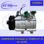 COMPRESOR HYUNDAI H1 STAREX 07-10 HS 18 6PK REF CO3553