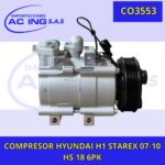 COMPRESOR HYUNDAI H1 STAREX 07-10 HS 18 6PK REF CO3553