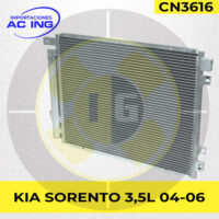 CONDENSADOR KIA SORENTO 3.5L 04-06 REF CN3616