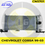 CONDENSADOR CHEVROLET CORSA 99-03 REF CN5701