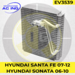 EVAPORADOR HYUNDAI SANTAFE 07-12 REF EV3539