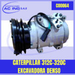 COMPRESOR CATERPILLAR 312C-320C EXCAVADORA 1A 24V REF CO0064