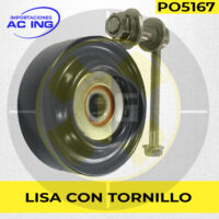 POLEA TENSORA LISA C/TORNILLO REF PO5167