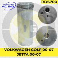 FILTRO SECADOR VOLKWAGEN GOLF 00-07 JETTA 00-07 REF RD6700