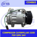 COMPRESOR CATERPILLAR 320D 709 12PK 24V REF CO4865