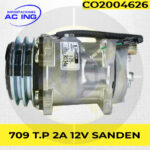COMPRESOR 709 T.P 2A 12V SANDEN REF CO2004626