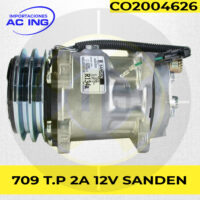 COMPRESOR 709 T.P 2A 12V SANDEN REF CO2004626