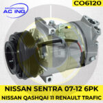 COMPRESOR NISSAN SENTRA 07-12 6PK VALEO REF CO6120