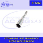 FITTING SPRINGLOCK RECTO 13/32 RECTO ACOPLE RAPIDO REF FT1202