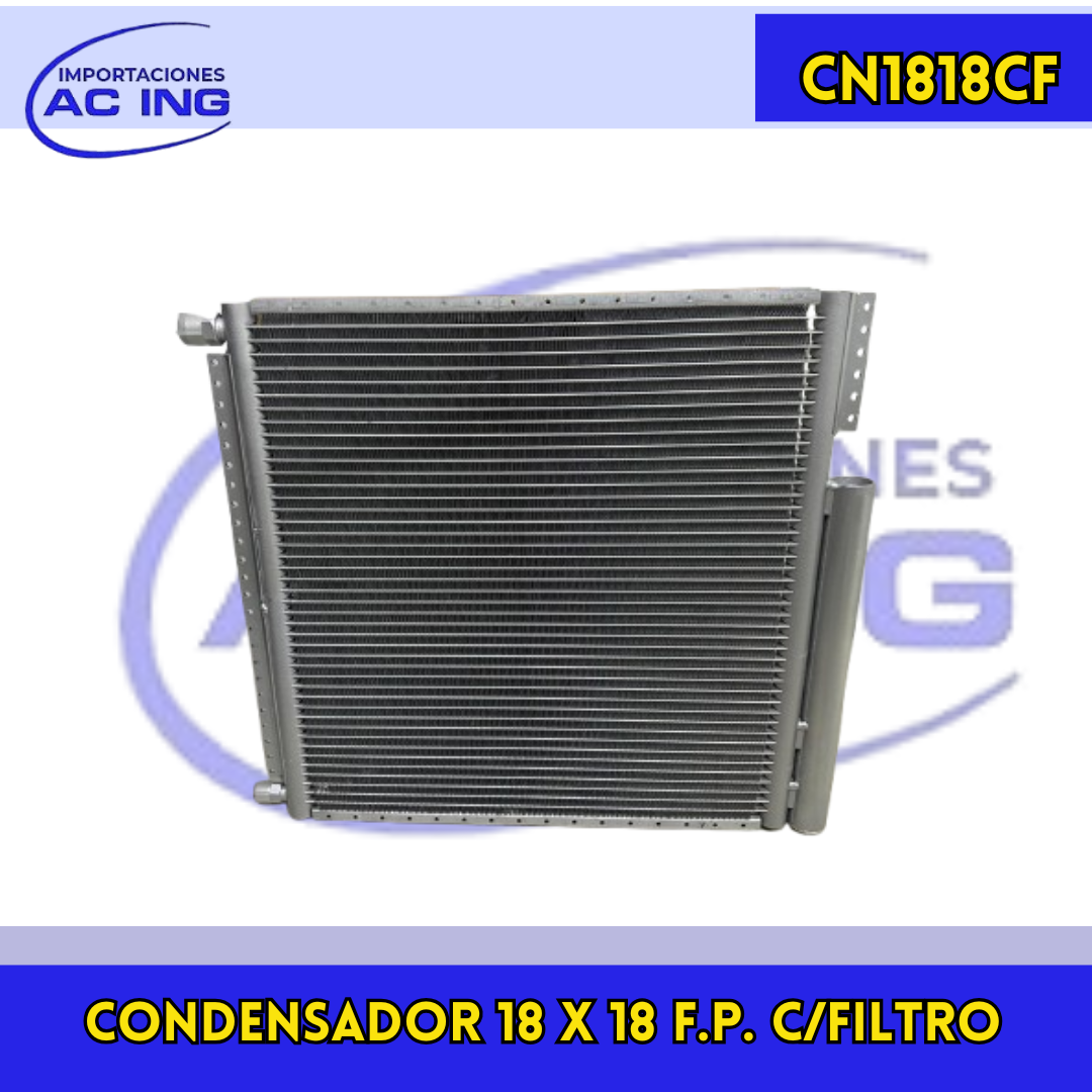 CONDENSADOR 18 X 18 F.P. C/FILTRO REF CN1818CF