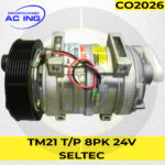 COMPRESOR TM21 8PK 24V SELTEC REF CO2026