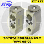 VALVULA TOYOTA YARIS/KIA RIO/ G. VITARA 00/04 CATERPILAR 320 REF EX1723