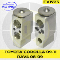 VALVULA TOYOTA YARIS/KIA RIO/ G. VITARA 00/04 CATERPILAR 320 REF EX1723