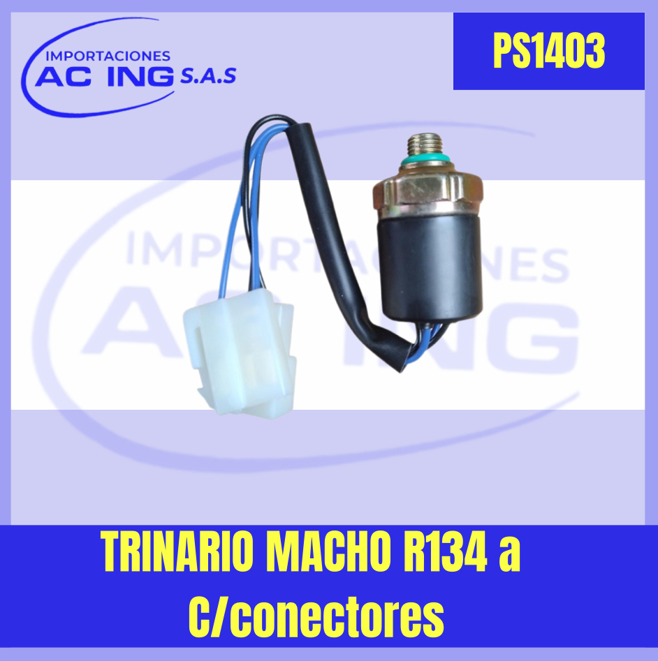 PRESOSTATO TRINARIO MACHO R134A REF PS1403