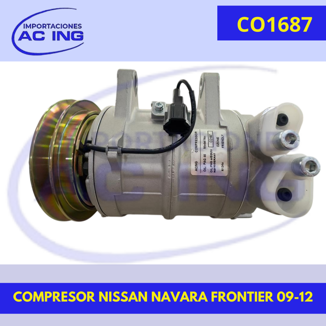 COMPRESOR NISSAN NAVARA FRONTIER 09-12 REF CO1687