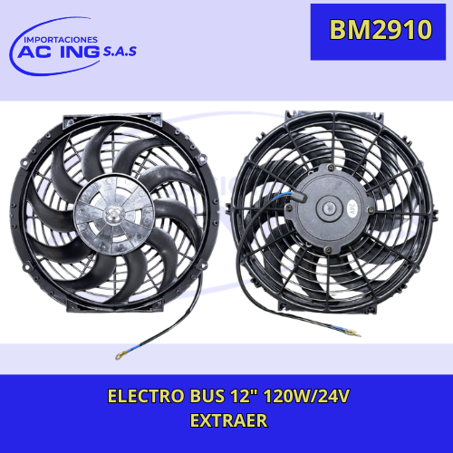 ELECTRO BUS 12″ 160W/24V EXTRAER REF BM2910