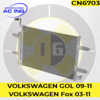 CONDENSADOR VOLKSWAGEN GOL 09- 11 REF CN6703