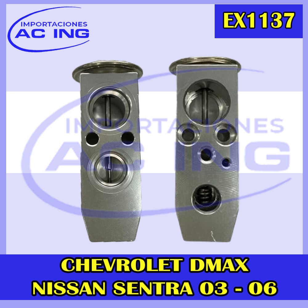 VALVULA CHEVROLET DMAX NISSAN SENTRA 03-06 REF EX1137