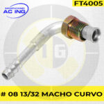 FITTING # 08 13/32 MACHO CURVO REF FT4005