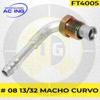 FITTING # 08 13/32 MACHO CURVO REF FT4005