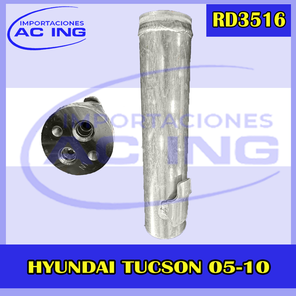 FILTRO SECADOR HYUNDAI TUCSON 05-10 REF RD3516