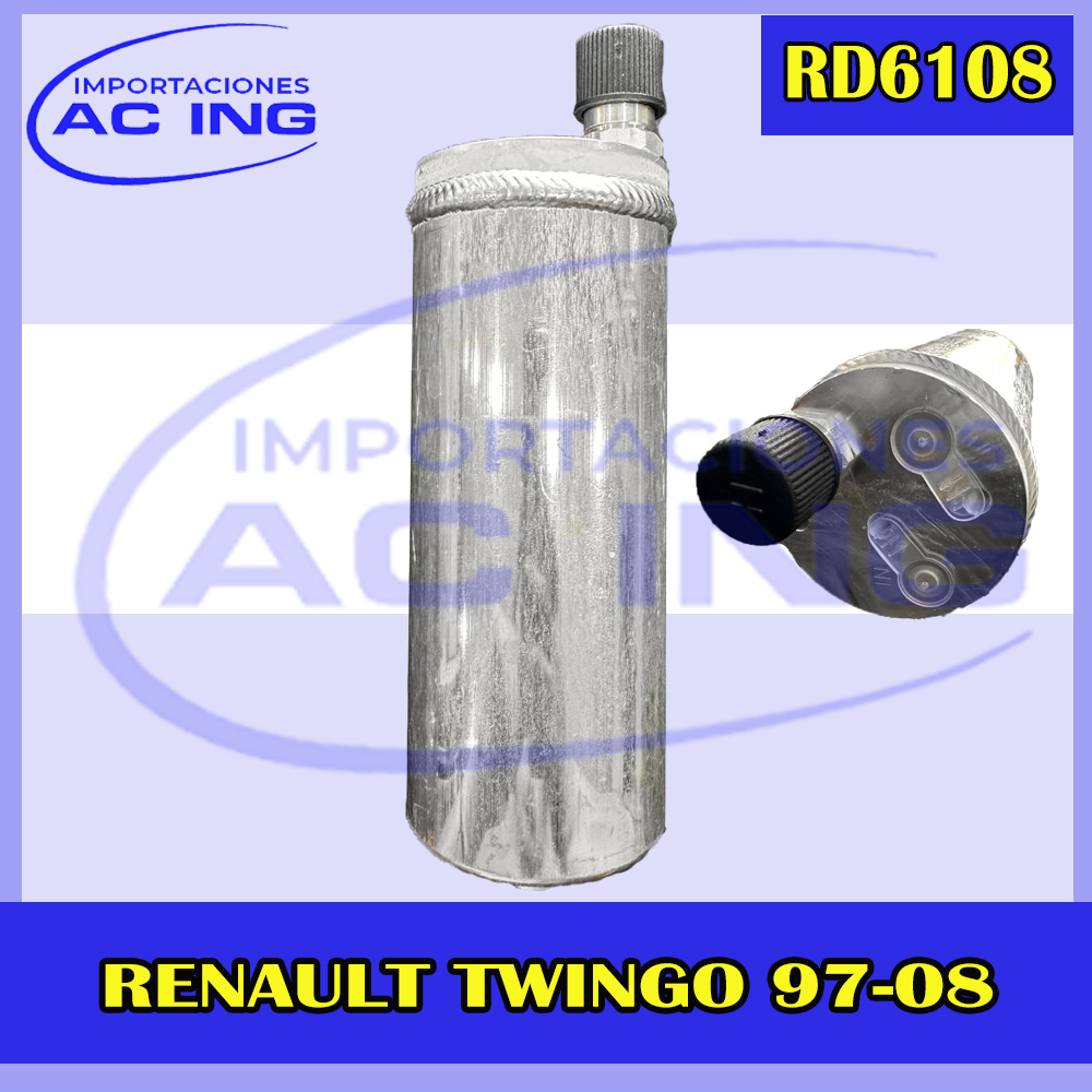 FILTRO SECADOR RENAULT MEGANE TWINGO SCENIC REF RD6108